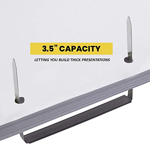 OLYMPX 50 Pcs of 3.5” Capacity Premium Metal Prong Paper Fastener Complete Set - Image 2
