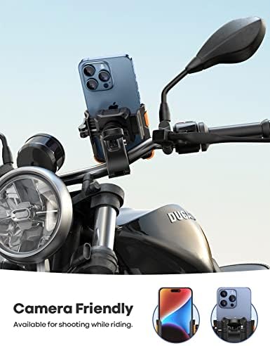 Lamicall Motorcycle Bike Phone Mount, 1s Lock Bike Phone Holder - Image 2
