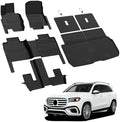 LASFIT Floor Mats & Cargo Mat with Seatback for Mercedes Benz GLS 2020-2026 by LASFIT