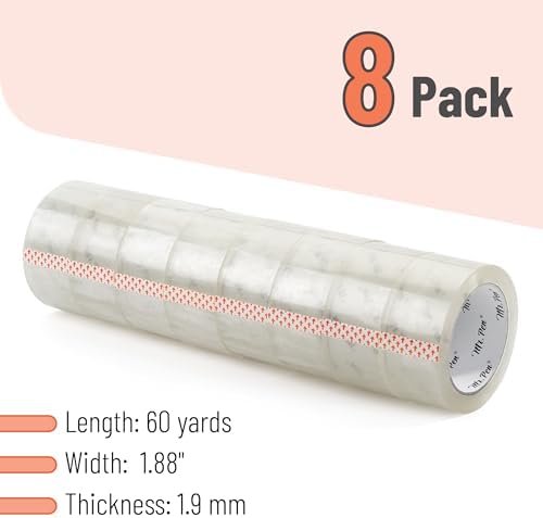 Mr. Pen- Packing Tape, 8 Pack, 2 Inch Wide, 60 Yards, Clear - Image 2