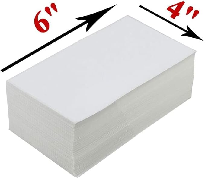 SJPACK 4 x 6 Thermal Shipping Labels, 12000 Fanfold Labels - Image 2