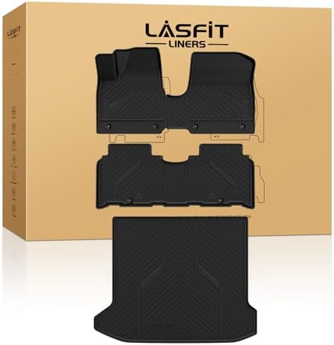 LASFIT Floor Mats for Hyundai Ioniq 5 Unmovable Console 2024 2023 2022 by LASFIT