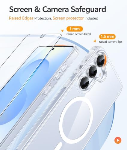 FNTCASE for Samsung Galaxy S25/S24 Plus Case Clear, Fit for Magsafe - Image 4