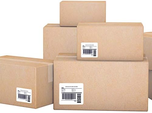 100 Sheets 600 Pcs 3-1/3 x 4 6 Up Shipping Address Labels for Laser & Inkjet Printers, 3-1/3" x 4" 6 per Sheet Shipping Mailing Stickers, 6 Labels per Page - Image 4