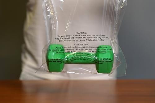 11"x14" (1000 Pack) Clear Poly Bags with Suffocation Warning – Self‑Seal for Shipping, Storage, Office Packaging - Image 3