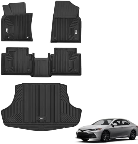 3W Floor Mats & Cargo Liner for 2018-2024 Toyota Camry FWD by 3W