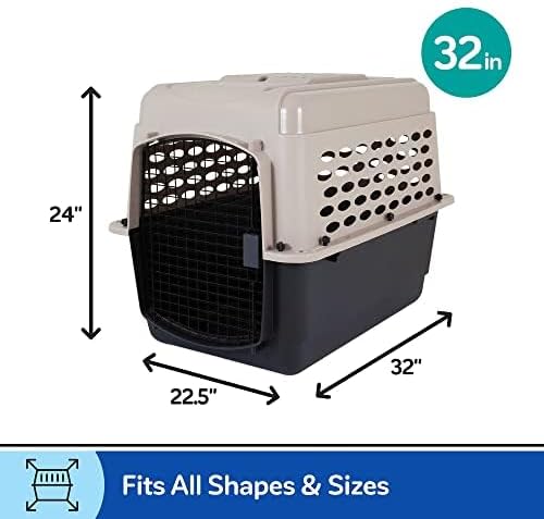 Petmate Vari Dog Kennel, 32in, Taupe and Black - Image 6