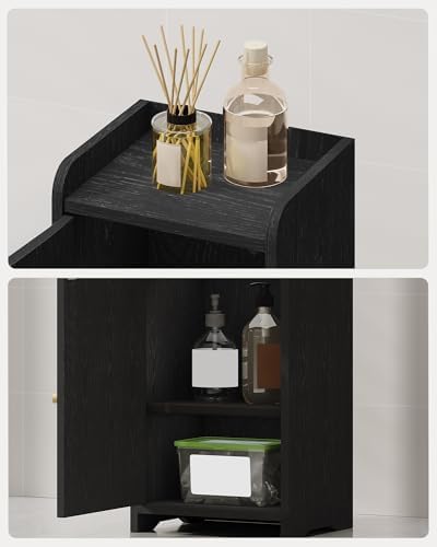 Hzuaneri Bathroom Storage Cabinet, Small Corner Floor Cabinet with 2 Doors - Image 7
