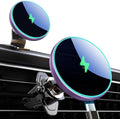 for Magsafe Car Mount Charger 15W LED RGB Car Phone Holder for Dash Vent by MOKPR