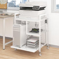 Sedegn Printer Stand with Storage: 24 x 18 Inch Top for Large Printers by sedegnhome