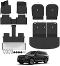 Floor Mat Set for 2027 Kia Telluride Gas 7 Seat/Bucket Seats by TongamaAllWeatherFloorMats