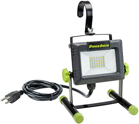 PowerSmith LED Work Light with Metal Stand and Sealed Power Switch 2000 Lumens PWLS020H by PowerSmith