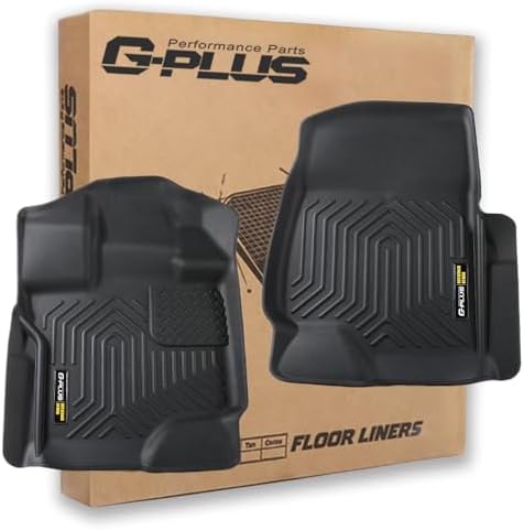 G-PLUS Floor Mats & Cargo Liner 2PCS Fit 2015-2025 Ford F150 Super Crew by G-PLUS