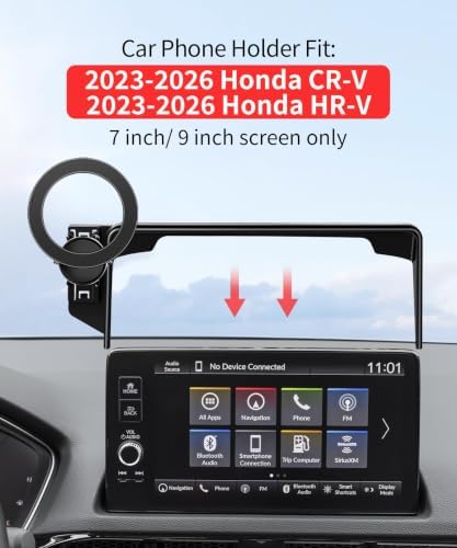 Car Phone Holder for Honda CR-V/HR-V/CRV 2023-2026 Accessories, 7/9" Screen - Image 2