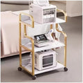 Gold 3-Tier Beauty Rolling Cart, Esthetician Machine Mobile Cart for Salon by Unknown