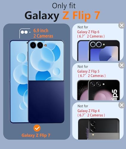 FNTCASE for Samsung Galaxy Z Flip 7 Case, Fit for Magsafe, Screen Protector - Image 2