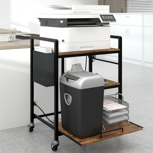 Sedegn Printer Stand with Storage: 24 x 18 Inch Top for Large Printers - Image 4