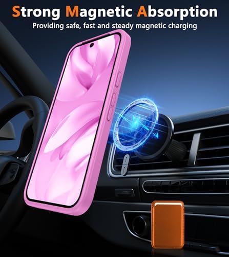 FNTCASE for Google Pixel 9a Case, Fit for Magsafe, Translucent Matte Back - Image 4