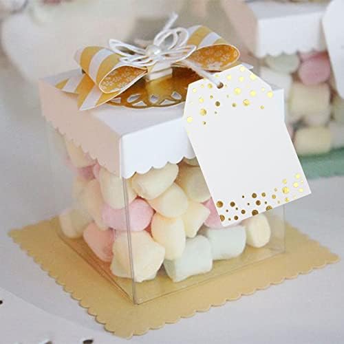 Anwyll Gift Tags with String - 100 Pcs Gold Foil Gift Tags for Presents - Image 6