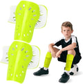 2 Pairs Shin Guards Soccer for Kids,Shin Pads Extra Lightweight Breathable Slide in Shin Guard for Football Training Match Outdoor Activities Protective Slip-in Shin Guards for Boys Girls by Unknown