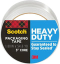 Scotch Heavy Duty Packing Tape, Clear | 1.88 in. x 54.6 yd. | For Shipping | 1 Roll, Pack of 12 by ScotchBrand