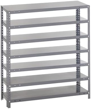 Quantum Storage Systems 1239-000 Shelving Unit for Shelf Bin System (Bins Sold Separately), 12" W x 36" D x 39" H by QuantumStorageSystems