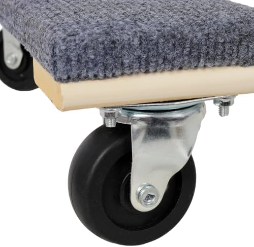 Hardwood Furniture Moving Dolly, with 4 PP Swivel Casters Each - Image 5