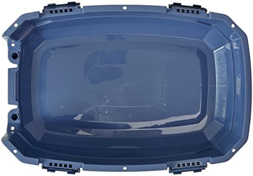 Amazon Basics 2-Door Top-Load Hard-Sided Pet Travel Carrier for Cats and Small Dogs, 19" L x 12.6" W x 10" H, Gray & Blue (Pack of 6) - Image 6