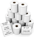 4"x2" 3-Proof Direct Thermal Barcode Shipping Labels for Zebra LP2844 GK420D GK420T ZD421 ZD420, 12 Rolls 9000 Pcs 2x4 Strong Adhesive Return Address Label Used with Rollo MUNBYN Arkscan by LabelChoice