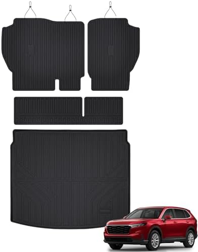 AUXKO All Weather Upper Cargo Mat Backrest Mat for Honda CRV 2023-2026 by AUXKO