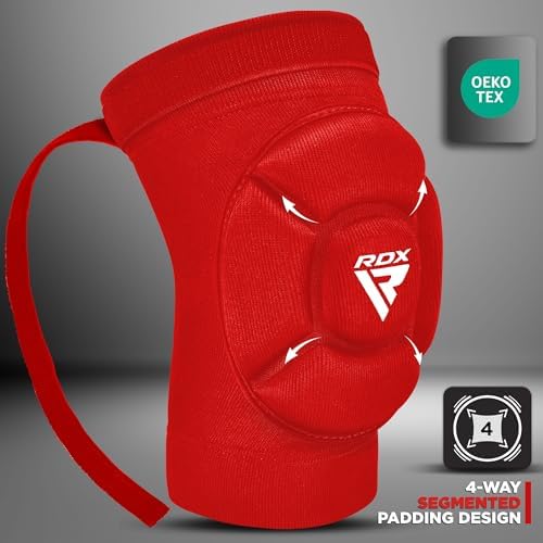 RDX Knee Pads for Work, Oeko TEX Certified, Anti-Slip Protective Thick Padded Foam Pad, Collision Avoidance Sleeves Pair, MMA Muay Thai Grappling Volleyball Football Wrestling Gardening. - Image 2