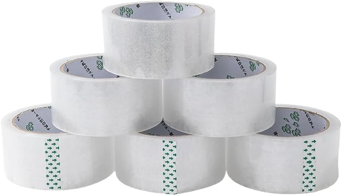 Strong Packaging Tape for Shipping, Moving and Storage, Water Base, Crystal by Unknown