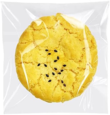 Morepack 4x4 In Cookie Bags Clear Self Sealing Cellophane Treat Bags 200Pcs by Morepack