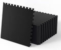 Stepwaver 0.56" Thick 96 Sq Ft Rubber-Textured Gym Flooring for Home Gym by Stepwaver