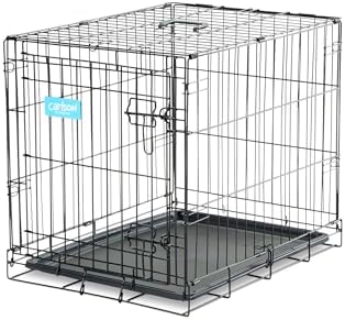 Carlson Pet Products SECURE AND FOLDABLE Single Door Metal Dog Crate, Small, 24.0"L x 18.0"W x 19.0"H - Image 5