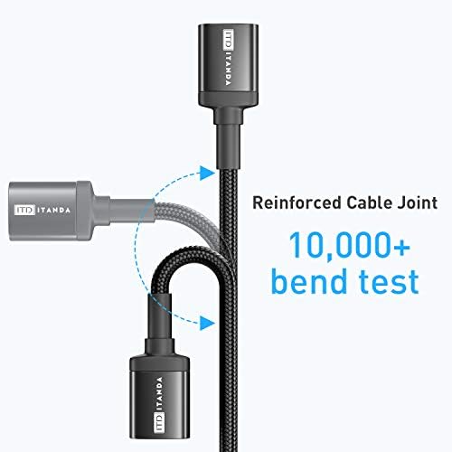 USB Extension Cable 10FT USB 3.0 Extender Type A Male to Female Cord Black - Image 6