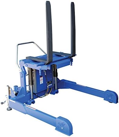 Vestil TMS-60-DC DC Power Tilt Master Straddle, Overall W x L x H (in.) 57-1/4 x 72-13/16 x 29-1/4, Operator Reach (in.) 13-3/8, Fork Length (in.) 35-1/2, Folding Handle Length (in.) 20, 4" Fork Width, 6000 lbs Capacity - Image 4