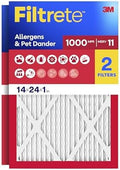 Filtrete 14x24x1 Air Filter, MERV 11, MPR 1000, 2 HVAC Filters by Filtrete