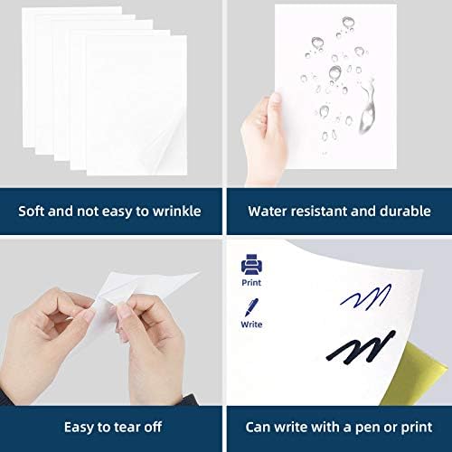 100 Sheets 1400 Labels 4" x1-1/3 14 Up Mailing Address Labels Stickers for Laser & Inkjet Printers, Labelchoice 4" x 1.33" 14 Per Page Strong Adhesive Internet Mailing Shipping Label (1-1/3x4-100P) - Image 4