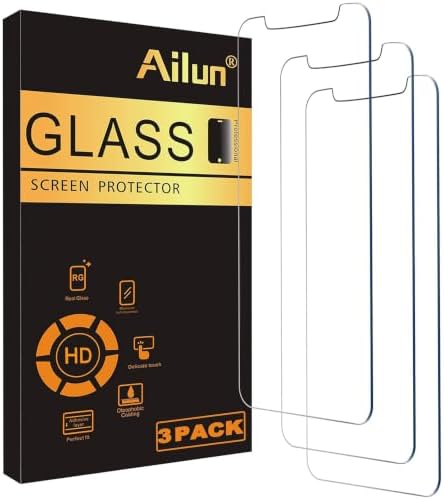 Ailun 3 Pack Screen Protector for iPhone 12 Pro Max, Tempered Glass by Ailun