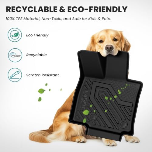LASFIT Floor Mats for Toyota RAV4 2026 PHEV Plug-in Hybrid TPE All Weather - Image 6