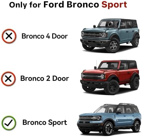 Floor Mats for Ford Bronco Sport Only 2021 2022 2023 2024 2025 2026 (6PCS) - Image 6