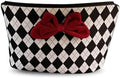 Car Backseat Organizer, Argyle Pattern Auto Seat Gap Storage Bag with Bowknot Decor, Vehicle Interior Hanging Organizer for Small Items, Universal for Most Cars by Unknown