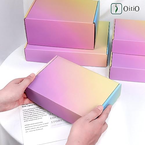 Shipping Boxes for Packaging, 9x6x4 Inches Corrugated Cardboard Boxes, Medium Mailing Boxes for Small Business (15 Pack, Colorful) - Image 4