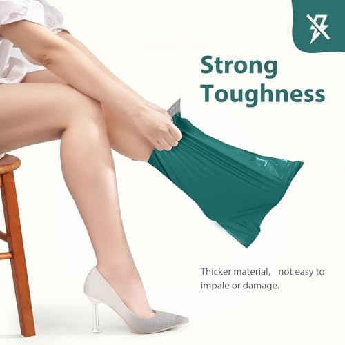Fuxury Poly Mailers 10x13" 100Pcs, Durable Shipping Bags for Clothing,Green - Image 6