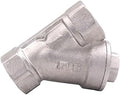 1/2 Inch Wye Strainer 100 Mesh Screen Filter Valve - 800 WOG SUS316 CF8M by DERPIPE