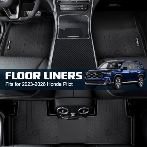 Floor Mats for Honda Pilot 2023 2024 2025 2026 All Weather Protection - Image 5