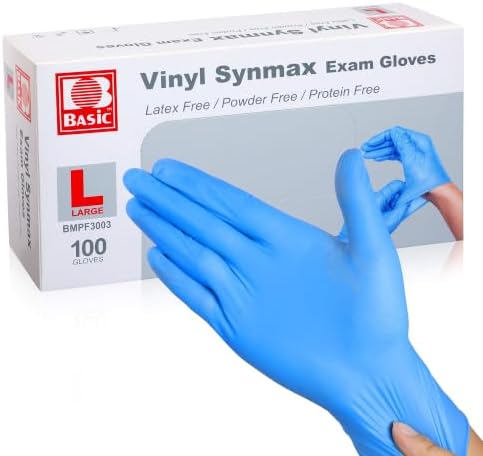 Disposable Medical Vinyl Exam Gloves Industrial Gloves - Latex-Free & Powder-Free by OHTRENDY