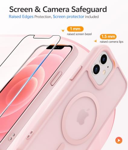 FNTCASE for iPhone 12/12 Pro Case, with Screen Protector, Fit for Magsafe - Image 4