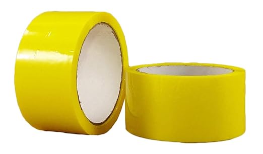 ABC Carton Sealing Tape 1.89 Inches Wide x 54.68 yd Length. 36 Rolls of Yellow - Image 8